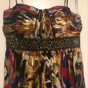 Pattern Prom Dress